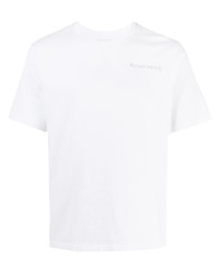 T-shirt girocollo ricamata bianca di Filling Pieces