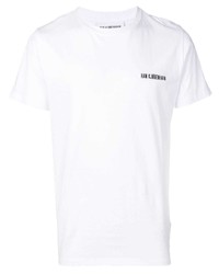 T-shirt girocollo ricamata bianca di Han Kjobenhavn