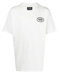 T-shirt girocollo ricamata bianca di MJB Marc Jacques Burton