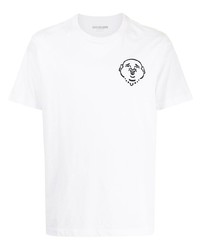 T-shirt girocollo ricamata bianca di True Religion