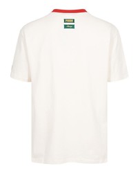 T-shirt girocollo ricamata bianca di Puma