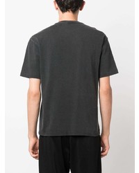 T-shirt girocollo ricamata grigio scuro di Missoni