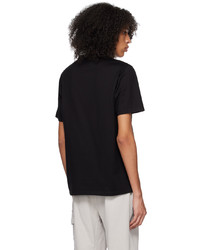 T-shirt girocollo ricamata nera di C.P. Company