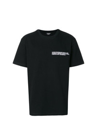 T-shirt girocollo ricamata nera di Calvin Klein 205W39nyc