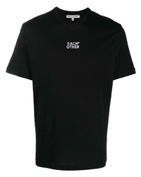 T-shirt girocollo ricamata nera di Each X Other