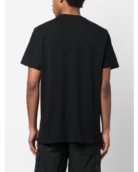 T-shirt girocollo ricamata nera di ARTE