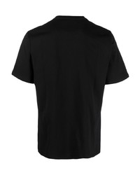 T-shirt girocollo ricamata nera di Barbour