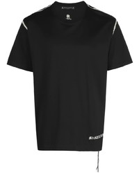 T-shirt girocollo ricamata nera di Mastermind Japan