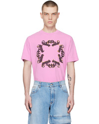 T-shirt girocollo rosa di 1017 Alyx 9Sm