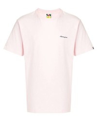 T-shirt girocollo rosa di A Bathing Ape
