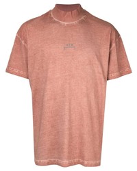 T-shirt girocollo rosa di A-Cold-Wall*