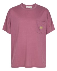 T-shirt girocollo rosa di Advisory Board Crystals