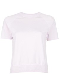 T-shirt girocollo rosa di Alexander Wang