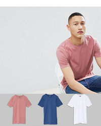 T-shirt girocollo rosa di ASOS DESIGN