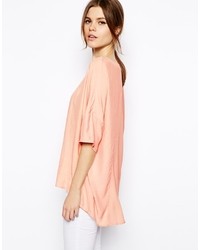 T-shirt girocollo rosa di Asos