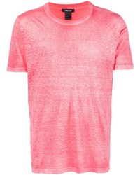 T-shirt girocollo rosa di Avant Toi