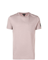 T-shirt girocollo rosa di Belstaff