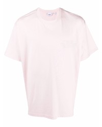 T-shirt girocollo rosa di Burberry