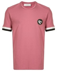 T-shirt girocollo rosa di Cerruti 1881