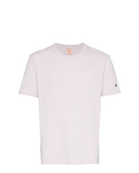 T-shirt girocollo rosa di Champion