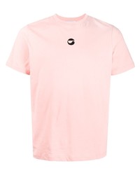 T-shirt girocollo rosa di Coperni