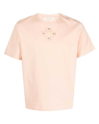 T-shirt girocollo rosa di Craig Green