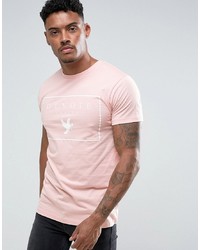 T-shirt girocollo rosa di Devote