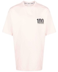 T-shirt girocollo rosa di Dickies Construct