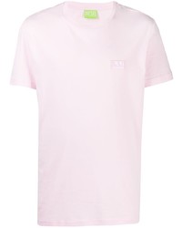 T-shirt girocollo rosa di Diesel