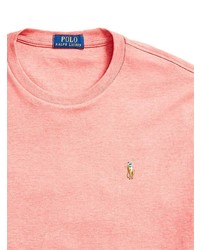 T-shirt girocollo rosa di Polo Ralph Lauren