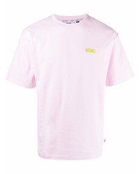 T-shirt girocollo rosa di Gcds