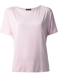 T-shirt girocollo rosa di Gran Sasso