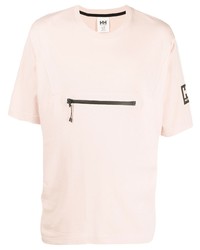 T-shirt girocollo rosa di Helly Hansen