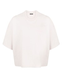 T-shirt girocollo rosa di Jacquemus