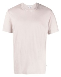 T-shirt girocollo rosa di James Perse
