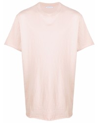 T-shirt girocollo rosa di John Elliott