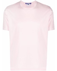 T-shirt girocollo rosa di Junya Watanabe MAN