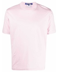 T-shirt girocollo rosa di Junya Watanabe