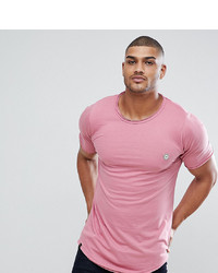 T-shirt girocollo rosa di Le Breve