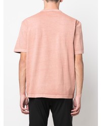 T-shirt girocollo rosa di Reebok