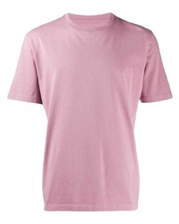 T-shirt girocollo rosa di Maison Margiela