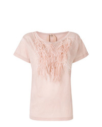 T-shirt girocollo rosa di N°21
