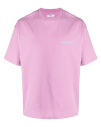 T-shirt girocollo rosa di Opening Ceremony