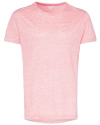 T-shirt girocollo rosa di Orlebar Brown