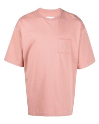 T-shirt girocollo rosa di Philippe Model Paris