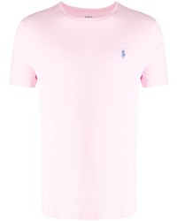 T-shirt girocollo rosa di Polo Ralph Lauren
