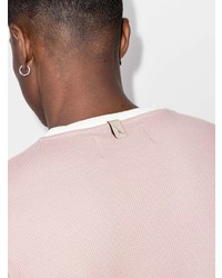 T-shirt girocollo rosa di Prevu