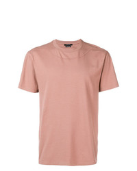 T-shirt girocollo rosa di Qasimi