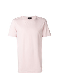 T-shirt girocollo rosa di Ron Dorff