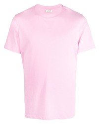 T-shirt girocollo rosa di Sandro